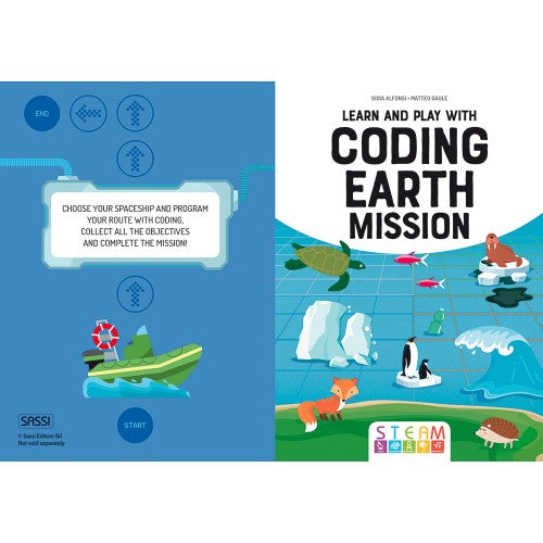 Sassi Fun Learning and Playing with Coding Board Games - Coding Earth or Space Mission