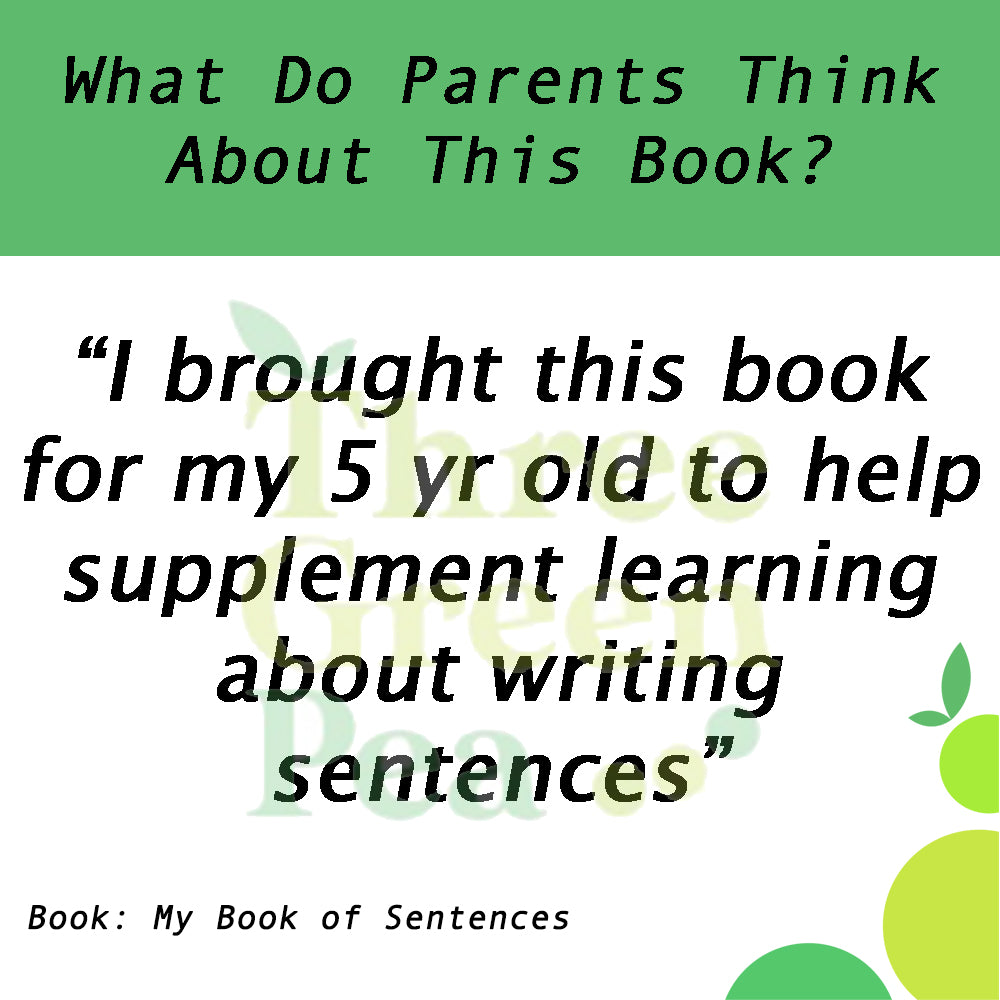 Kumon Verbal Skills Workbooks - My Book of Sentences