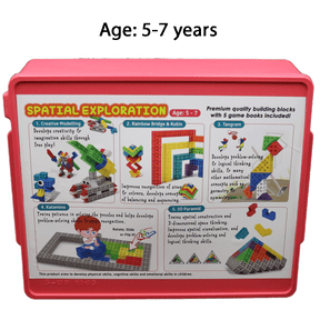 Spatial Exploration Blocks with 5-in-1 Games