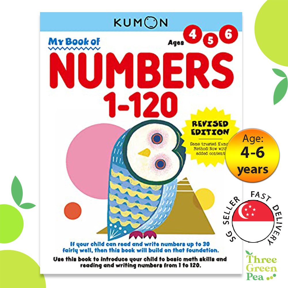 Kumon Math Skills Workbooks - My Book of Numbers 1-120 [Revised Edition]