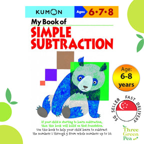 Kumon Math Skills Workbooks - My Book of Simple Subtraction