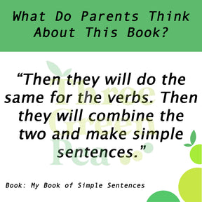 Kumon Verbal Skills Workbooks - My Book of Simple Sentences [C2-2]