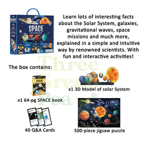 Jigsaw Puzzles for Children - The Ultimate Atlas N Puzzle Set - EARTH/SPACE/VOLCANOES/ANIMALS  - For Age 6+ [B2-3/4/5]