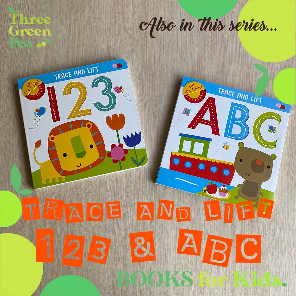 Learning ABC with Trace and Lift Board Book for Children Age 1 and above