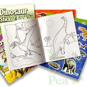 Children Activity Pack: Colouring & Sticker Books - Cocomelon / Dinosaurs| Suitable for Age 3+ | Great Gift Ideas