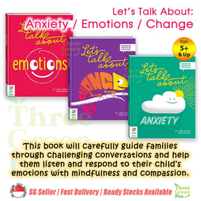 Children Books - Lets Talk About Emotions / Change / Anxiety | Suitable for Ages 5 to 12 yo | Children Development | Early Learning