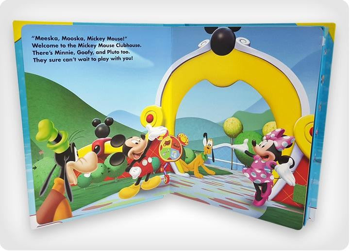 My Busy Book - Disney Mickey Mouse Clubhouse 10 Figurines, 1 Playmat and 1 Story Board Book Great Gift Ideas for Children [B1-1]