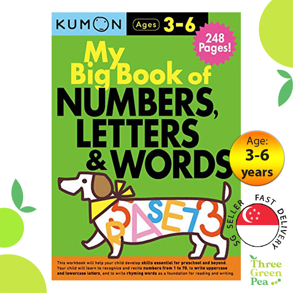 Kumon Workbook - My Big Book of Numbers, Letters, and Words