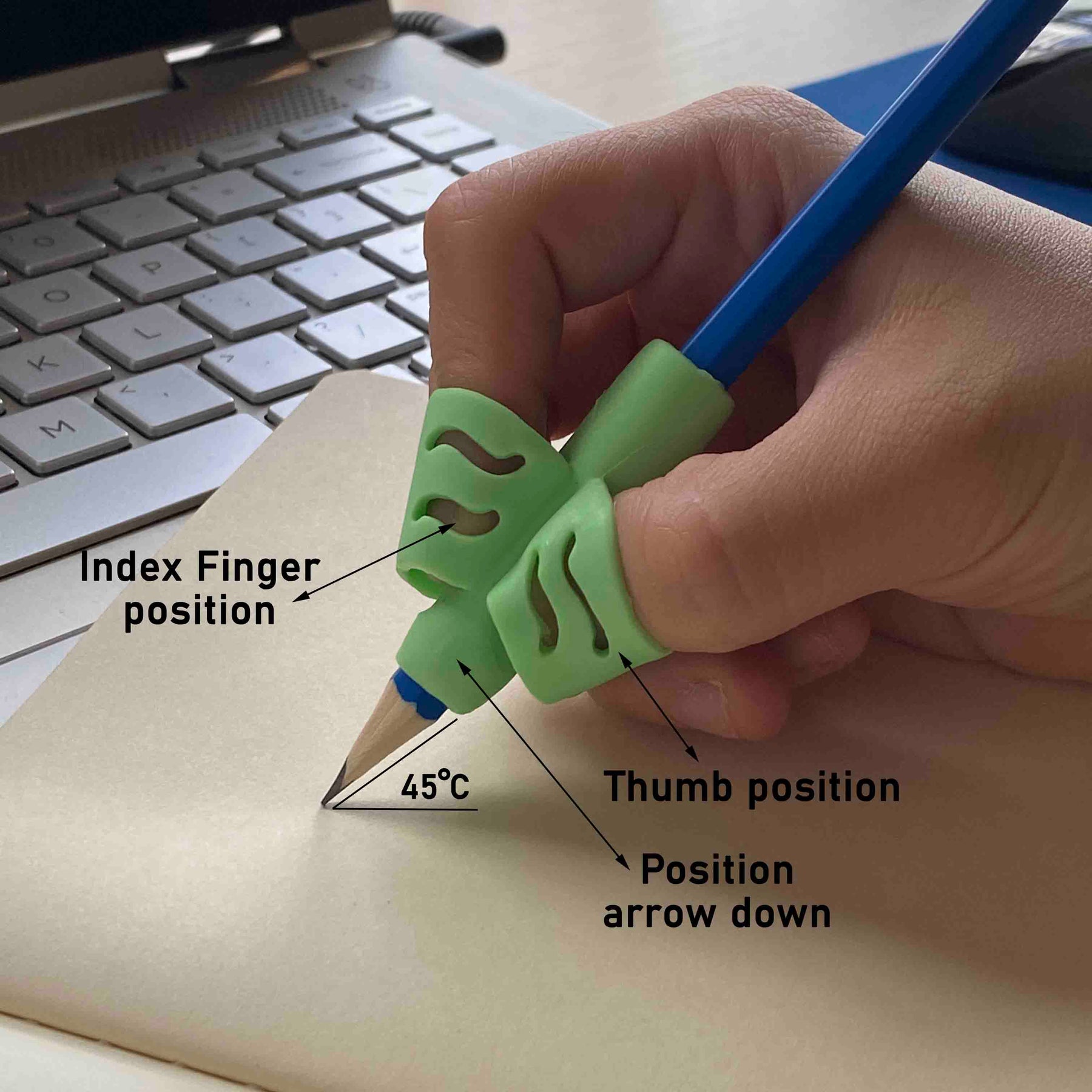 [Bundle Deal] Non-Toxic Pencil/Pen Writing Aid Grip for Children/Kids - Correct Holding Position