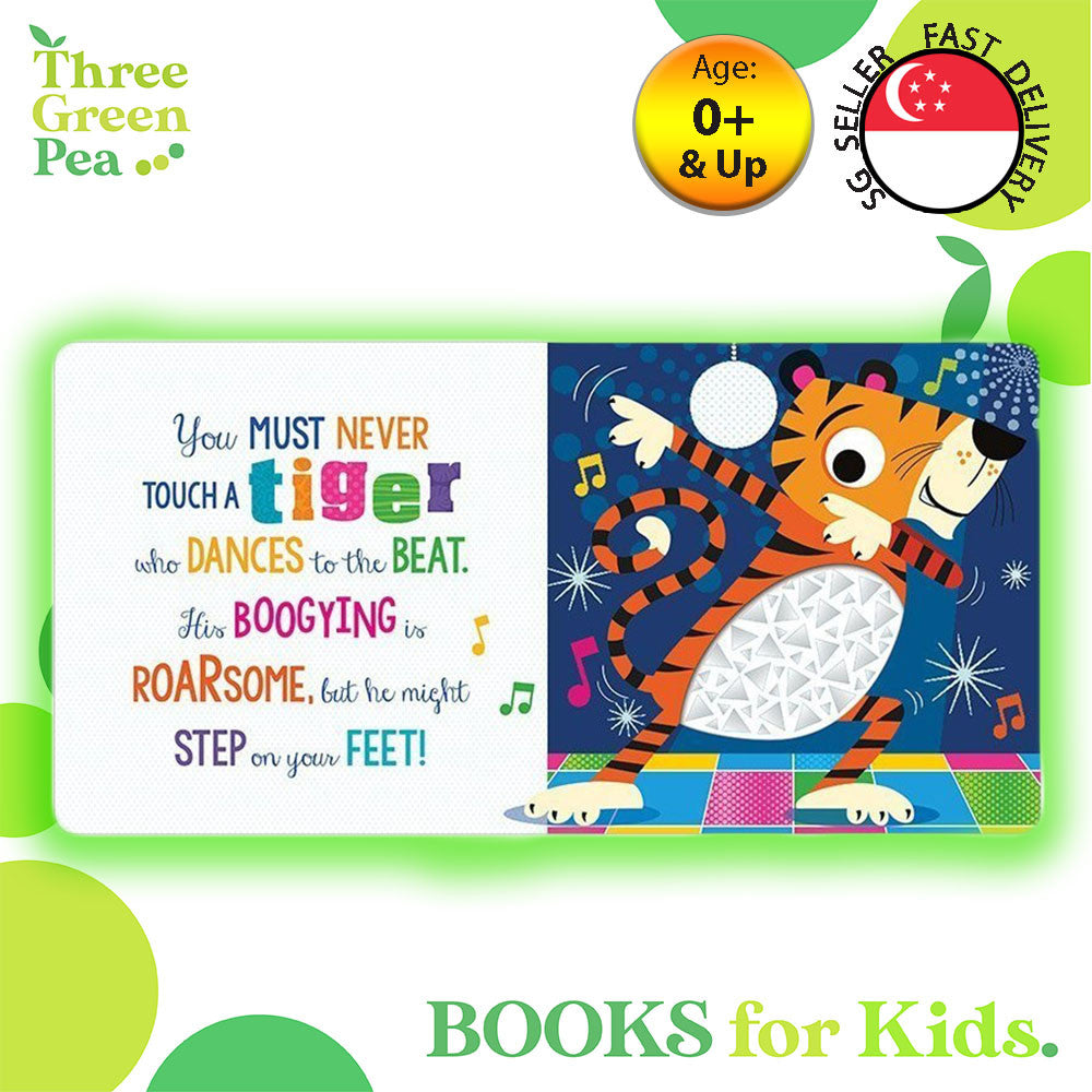 Touch and Feel Book Never Touch a Tiger Children Board Book for babies [B1-1]