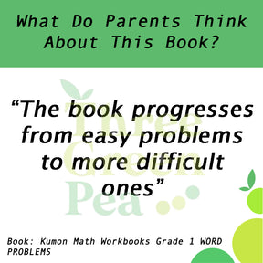 Kumon Math Workbooks Grade 1 WORD PROBLEMS