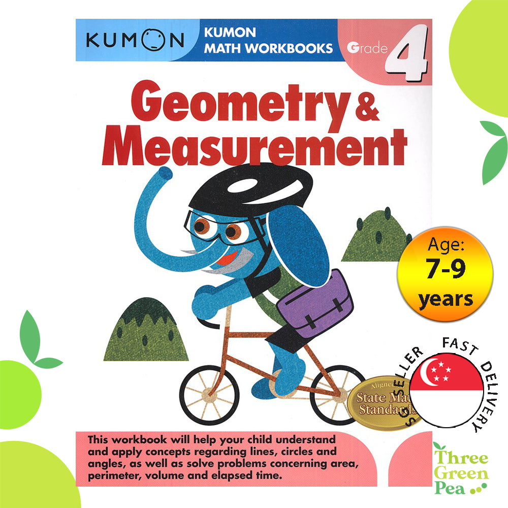 Kumon Math Workbooks Grade 4 - Geometry and Measurement