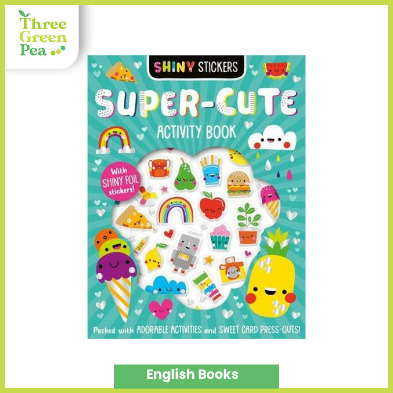Children Stickers n Puzzles Activity Book | Super Cute Shiny Stickers | Suitable for Age 3 and Above | Great for Learning, Motor Skills n Brain Development