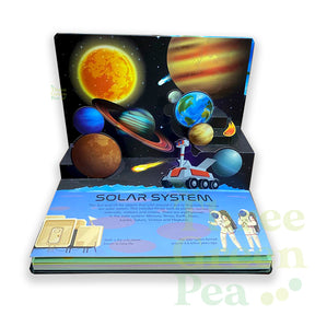 Children Interactive Pop-Up Books | Discover and Learn about Nature Pop-up Book of Solar System | Suitable for Age 3 and above | Engaging / Interactive / Fun Learning
