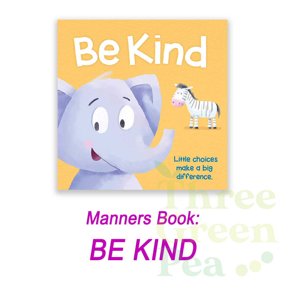 Children Padded Board Books | A Book on Good Manners [Be Kind] [Please] [Sorry] | Suitable for Age 2 and above