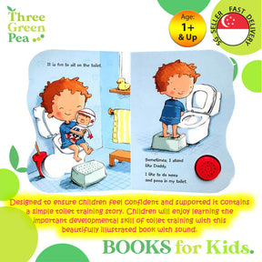 Toilet Time for Boys Sound Board Book for Children Early Learning & Development