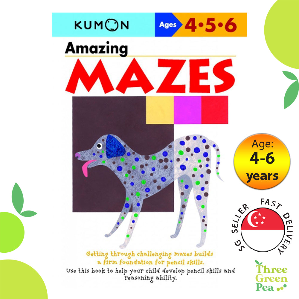 Kumon Basic Skills Workbooks - Amazing Mazes [C2-5]