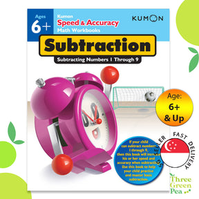 Kumon Speed & Accuracy Math Workbook - Subtraction