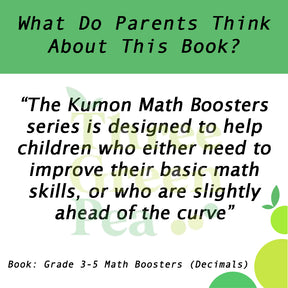 Kumon Grade 3-5 Math Boosters (Decimals)