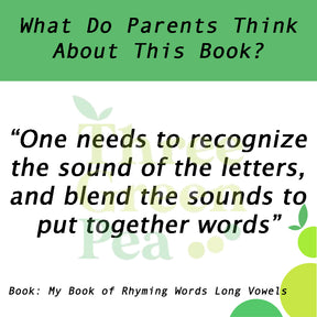 Kumon Verbal Skills Workbooks - My Book of Rhyming Words Long Vowels