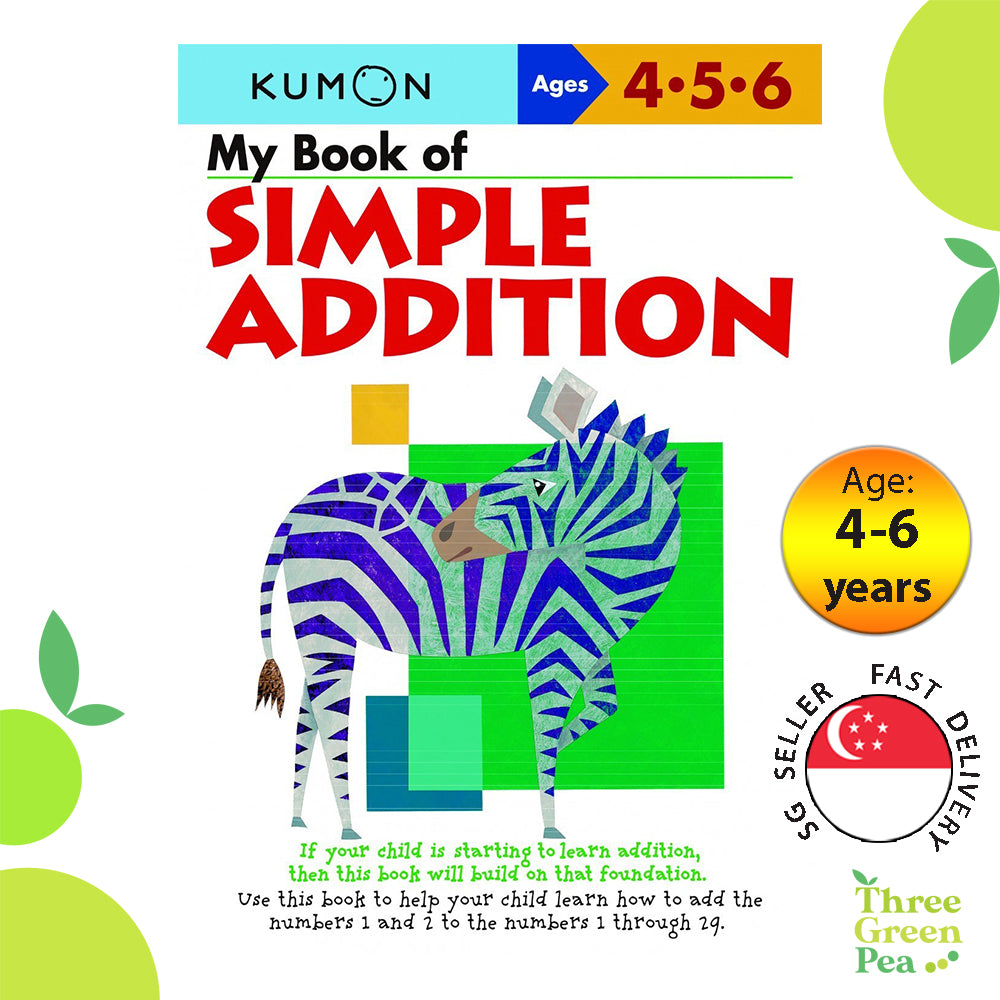 Kumon Math Skills Workbooks - My Book of Simple Addition