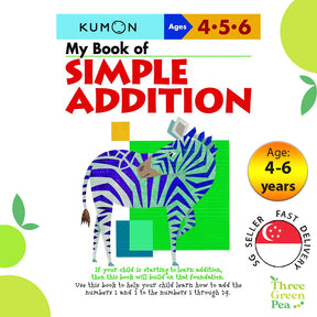 Kumon Math Skills Workbooks - My Book of Simple Addition