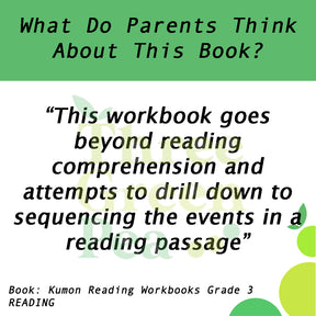 Kumon Reading Workbooks  Grade 3 - READING