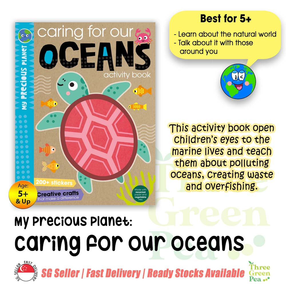 Children Education and Activity Book Being Kind to the World / Helping Save our Animals / Caring for Our Oceans / Looking after Nature Suitable for Age 5 and above