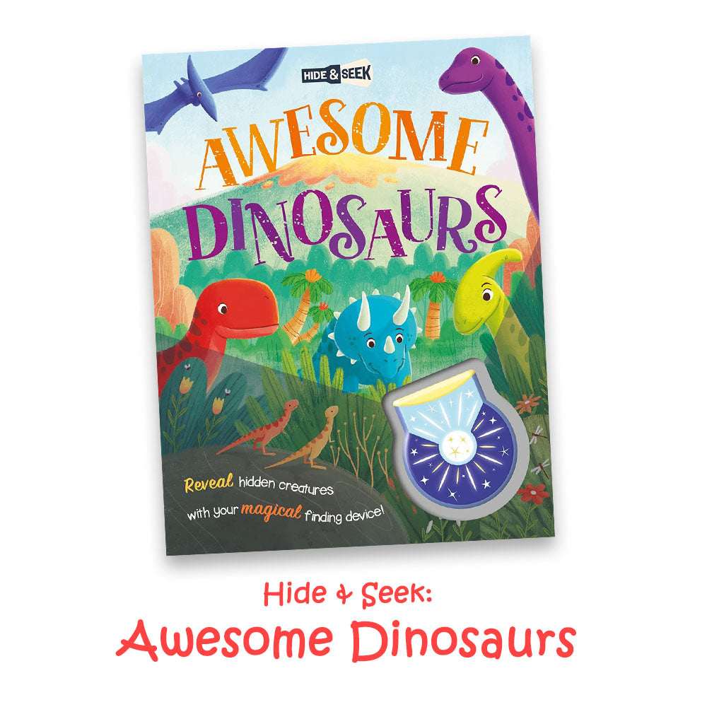 Children Interactive Board Books | Hide and Seek - Forest Friends/Underwater Animals/Awesome Dinosaurs/Magical Adventure | Suitable for Age 4-6 [B1-2]