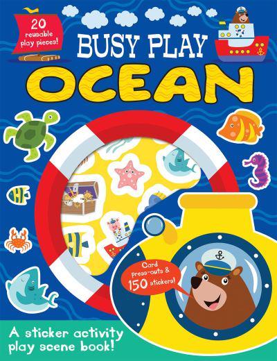 Children Sticker Activity Books - Busy Play Ocean / Things that Go | Play Scenes with Reusable Stickers | Suitable for Ages 3 and above