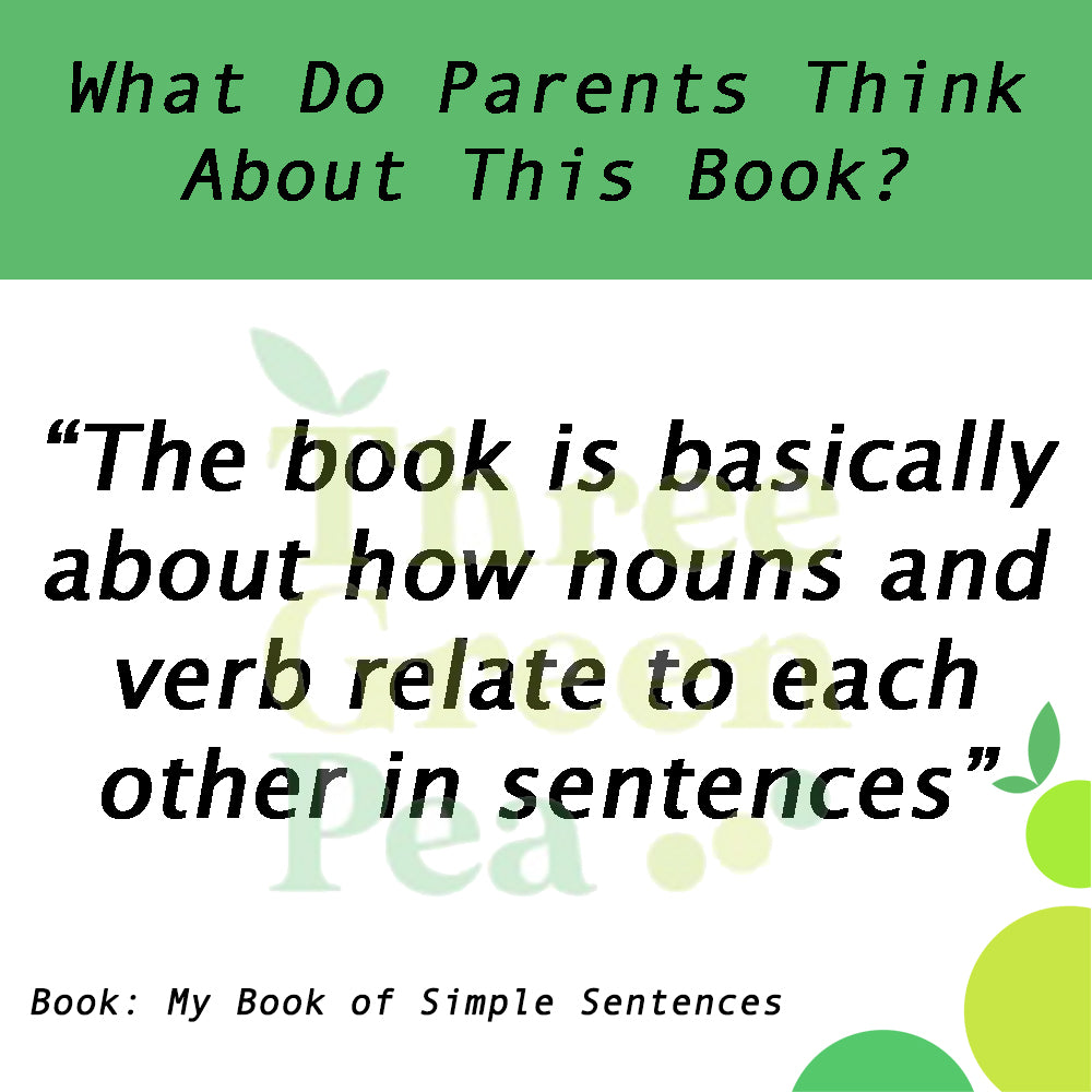 Kumon Verbal Skills Workbooks - My Book of Simple Sentences [C2-2]