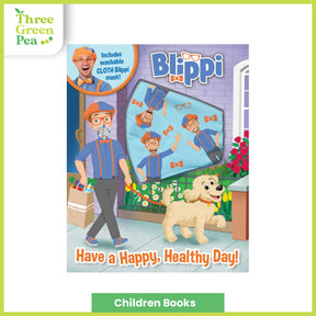 Interactive Children Board Book - Blippi | Have a Happy, Healthy Day! | Suitable for age 3 yo and above