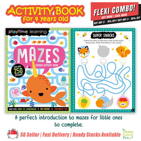 Children Activity Books | Playtime Learning - Mazes / Spot the Difference / Search and Find / Dot-to-dot / Trace and Colour / Odd One Out / Matching Up | Suitable for Ages 4 and Up