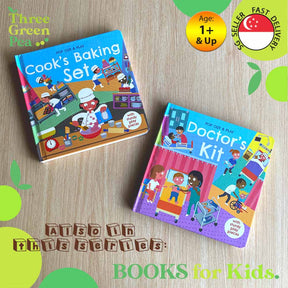 Pop Out and Play Children Board book - Cook's Baking Set - Suitable for children age 1 and above