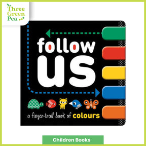 Children Sensory BoardBook | Follow Us with Velcro tabs | Suitable for Toddlers / Age 0 to 2 yo