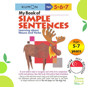 Kumon Verbal Skills Workbooks - My Book of Simple Sentences [C2-2]