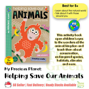 Children Education and Activity Book Being Kind to the World / Helping Save our Animals / Caring for Our Oceans / Looking after Nature Suitable for Age 5 and above