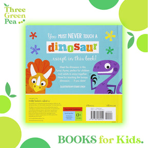 Touch and Feel Book Never Touch a Dinosaur Children Board Book for babies [B1-1]