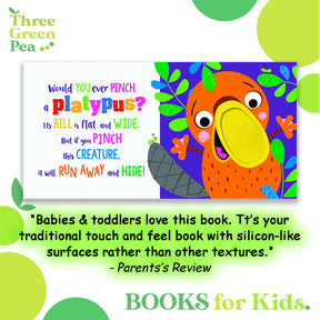 Touch and Feel Book Never Touch a Platypus Children Board Book for babies [B1-1]