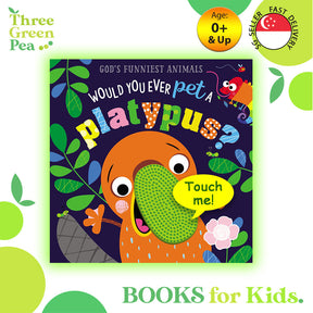 Touch and Feel Book Never Touch a Platypus Children Board Book for babies [B1-1]