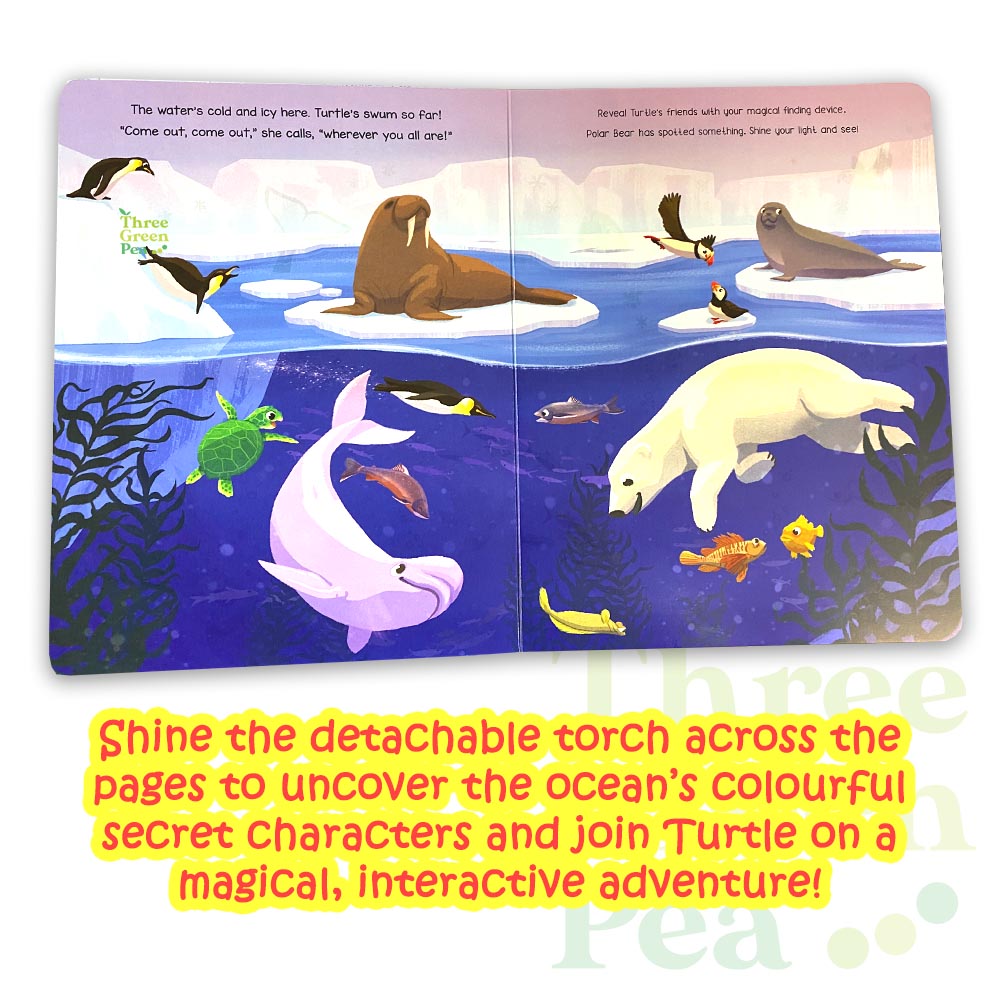 Children Interactive Board Books | Hide and Seek - Forest Friends/Underwater Animals/Awesome Dinosaurs/Magical Adventure | Suitable for Age 4-6 [B1-2]