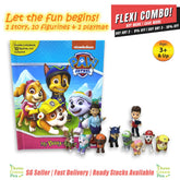 My Busy Book - Paw Patrol Girls 10 Figurines, 1 Playmat and 1 Story Board Book for Age 4-6 Great Gift Ideas [B1-1]