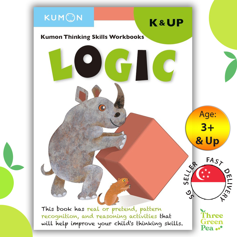 Kumon Thinking Skills Workbook LOGIC (K and Up)