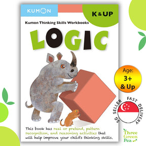 Kumon Thinking Skills Workbook LOGIC (K and Up)