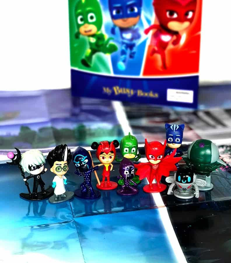 My Busy Book - PJ Masks 10 Figurines, 1 Playmat and 1 Story Board Book Great Gift Ideas for Children [B1-1]