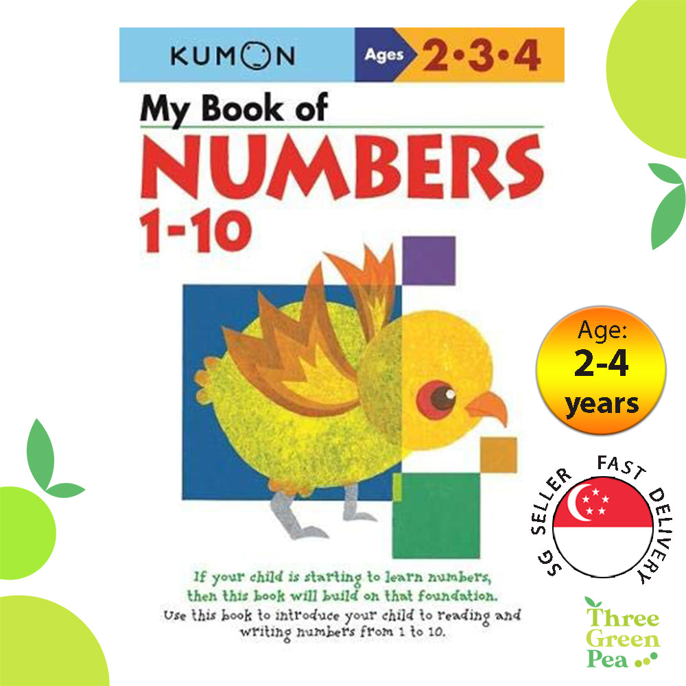 Kumon Math Skills Workbooks - My Book of Numbers 1-10