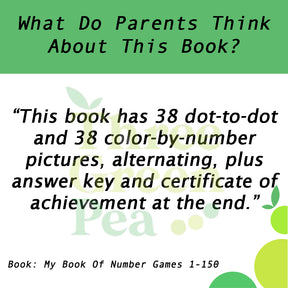 Kumon Workbook - My Book Of Number Games 1-150