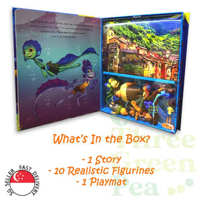 My Busy Book - Luca | 10 Figurines, 1 Playmat and 1 Story Board Book | Great Gift Ideas for Children