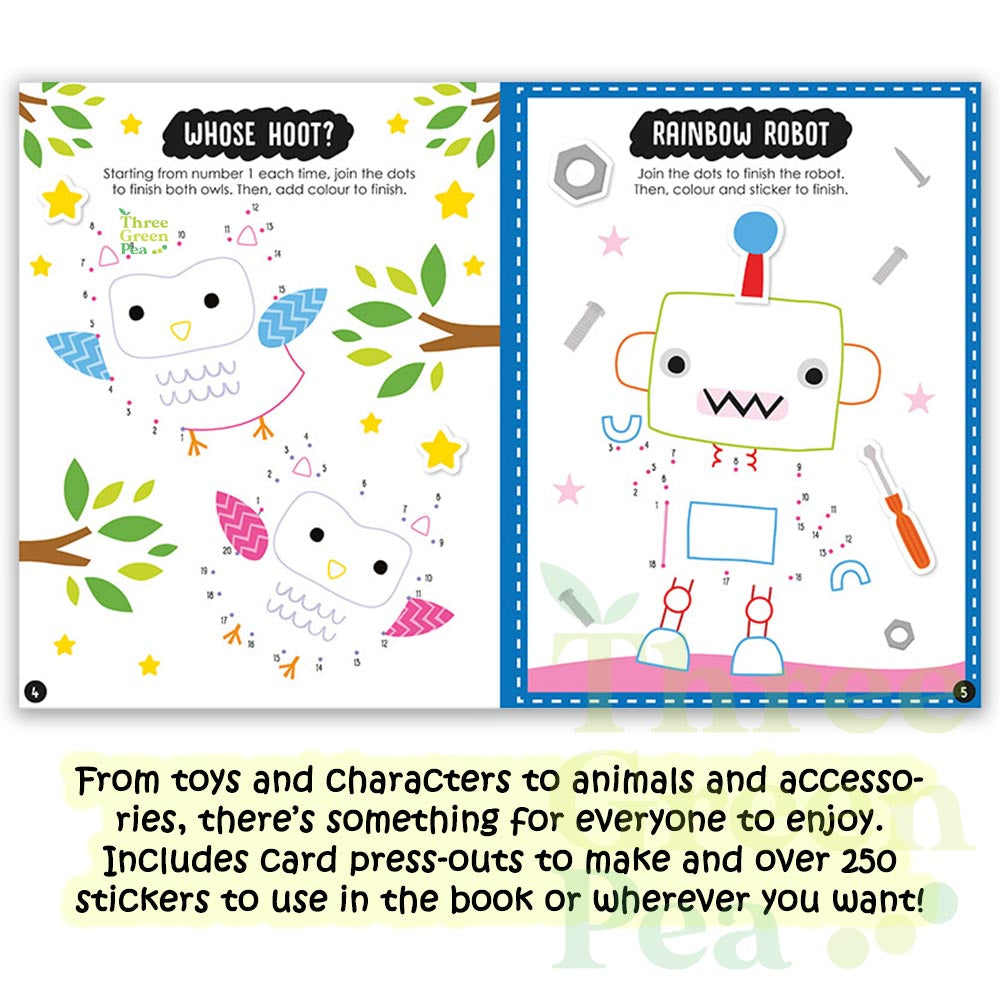 Children Activity Books | Playtime Learning - Mazes / Spot the Difference / Search and Find / Dot-to-dot / Trace and Colour / Odd One Out / Matching Up | Suitable for Ages 4 and Up