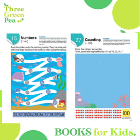 Kumon Workbooks - Counting With Stickers 1-100